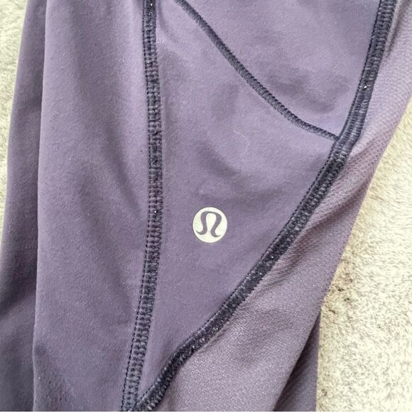 Lululemon Womens Size 4 Blue Run A Marathon II Cropped Legging - Picture 3 of 16